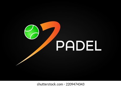 Modern Tennis or Padel Logo Design for Your Business, Competition or Club. Tennis Logo. Padel Logo