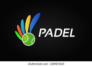 Modern Tennis or Padel Logo Design for Your Business, Competition or Club. Tennis Logo. Padel Logo