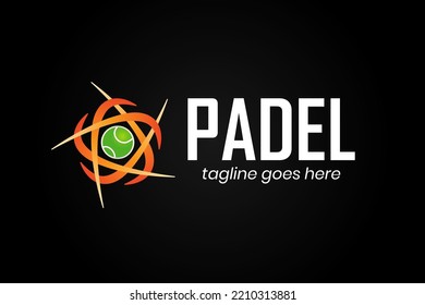 Modern Tennis or Padel Logo Design for Your Business, Competition or Club. Tennis Logo. Padel Logo