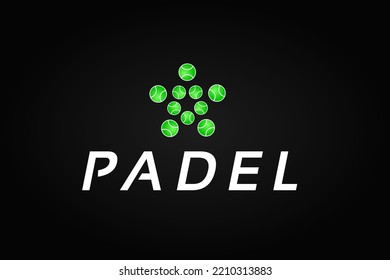 Modern Tennis or Padel Logo Design for Your Business, Competition or Club. Tennis Logo. Padel Logo