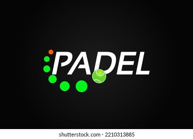 Modern Tennis or Padel Logo Design for Your Business, Competition or Club. Tennis Logo. Padel Logo