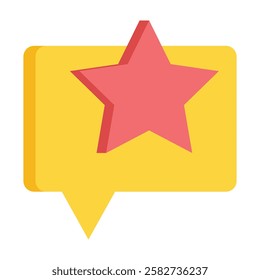 Modern testimonials icon representing customer feedback, product satisfaction, and brand credibility.