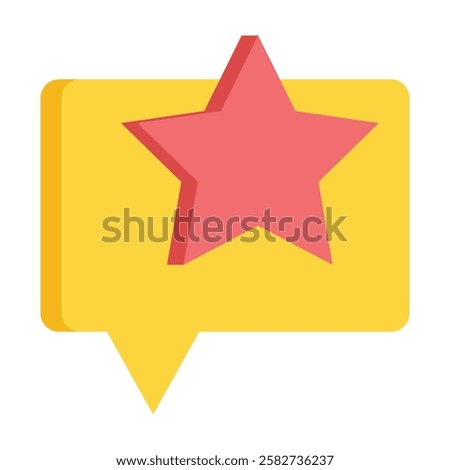 Modern testimonials icon representing customer feedback, product satisfaction, and brand credibility.