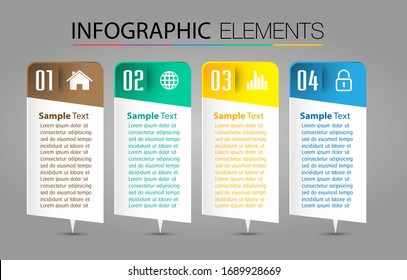 modern text box template, banner Infographics