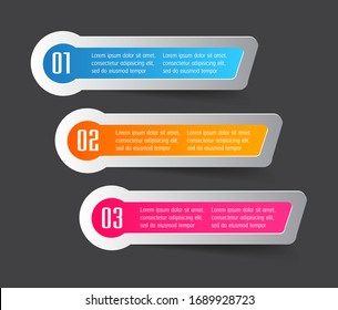 modern text box template, banner Infographics