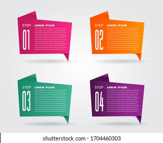 Modern Text Box Template, Banner Infographics