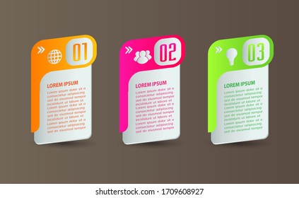 modern text box template, banner Infographics