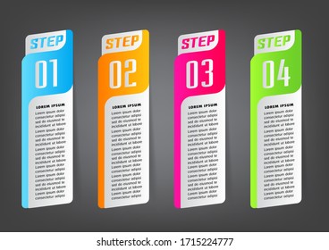 modern text box template, banner Infographics
