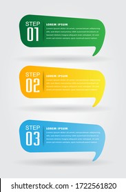 modern text box template, banner Infographics