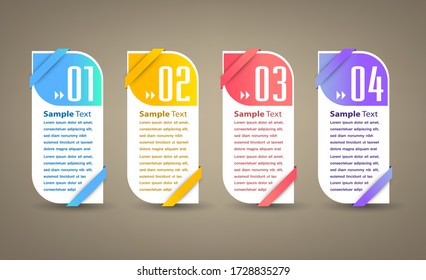 modern text box template, banner Infographics