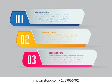 modern text box template, banner Infographics