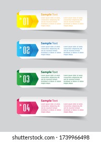 modern text box template, banner Infographics
