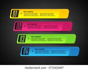 modern text box template, banner Infographics