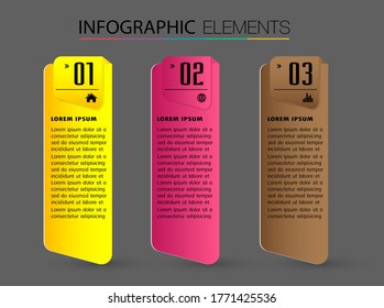 modern text box template, banner Infographics