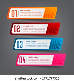 modern text box template, banner Infographics