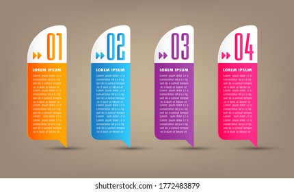 modern text box template, banner Infographics