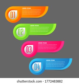 modern text box template, banner Infographics