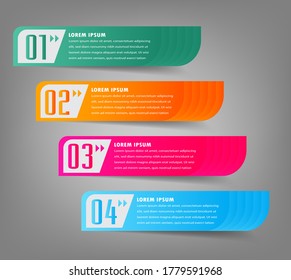 modern text box template, banner Infographics