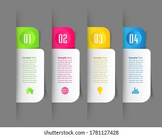 modern text box template, banner Infographics