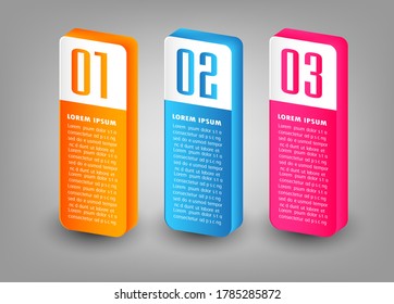 plantilla moderna de cuadro de texto, pancarta Infografías