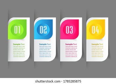 modern text box template, banner Infographics
