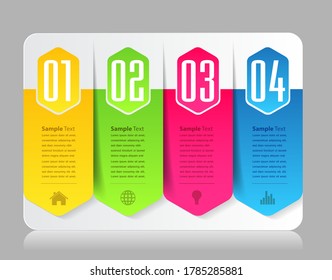 modern text box template, banner Infographics