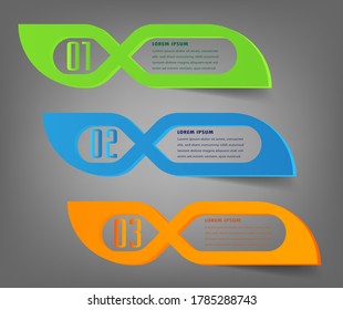 plantilla moderna de cuadro de texto, pancarta Infografías