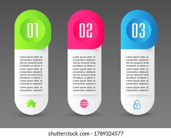 modern text box template, banner Infographics