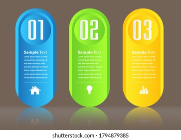 modern text box template, banner Infographics