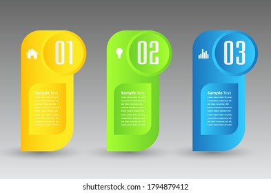 modern text box template, banner Infographics