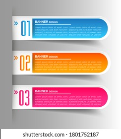 modern text box template, banner Infographics