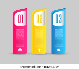 plantilla moderna de cuadro de texto, pancarta Infografías