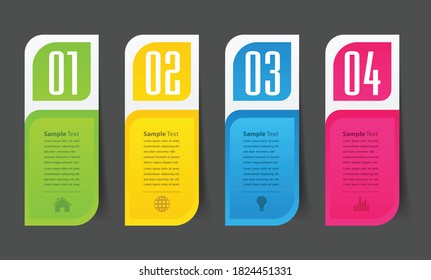 modern text box template, banner Infographics