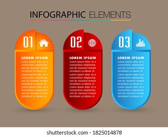 modern text box template, banner Infographics