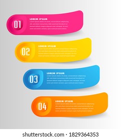 modern text box template, banner Infographics