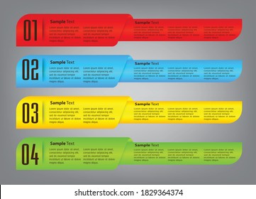 modern text box template, banner Infographics
