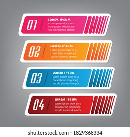 modern text box template, banner Infographics