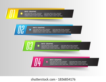 modern text box template, banner Infographics