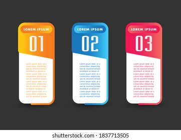 modern text box template, banner Infographics