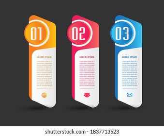 modern text box template, banner Infographics