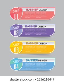 modern text box template, banner Infographics