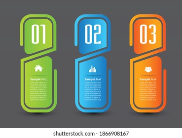 modern text box template, banner Infographics