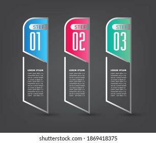 modern text box template, banner Infographics