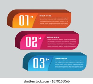 modern text box template, banner Infographics