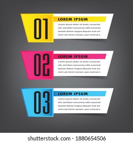 modern text box template, banner Infographics