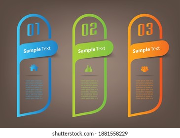 modern text box template, banner Infographics