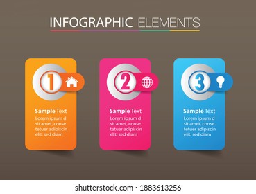 plantilla moderna de cuadro de texto, pancarta Infografías