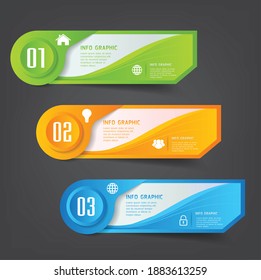 modern text box template, banner Infographics