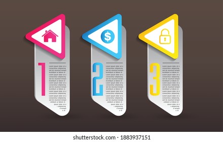 modern text box template, banner Infographics