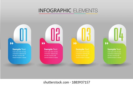 plantilla moderna de cuadro de texto, pancarta Infografías